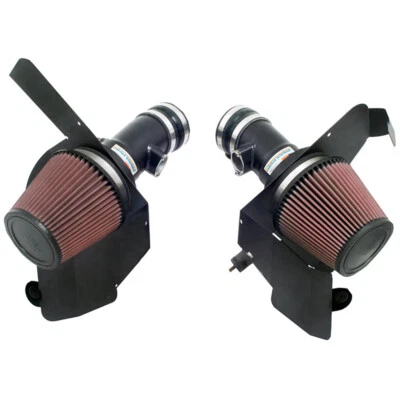 Kit de entrada de ar frio K&N 69-2003TFK Performance para 2005-2008 BMW M5 M6 5.0L V10 - Imagem 1 de 4