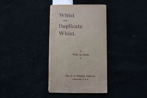 1904 WHIST AND DUPLICATE WHIST SOFTCOVER BOOK BY WALTER H. BARNEY - K 2232 - Imagen 1 de 10