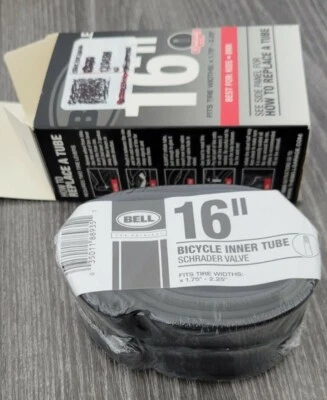 Bell Sports  Standard Valve Rubber  Bike Tube  16” 7064259 BMX / Kids - Image 1 of 4