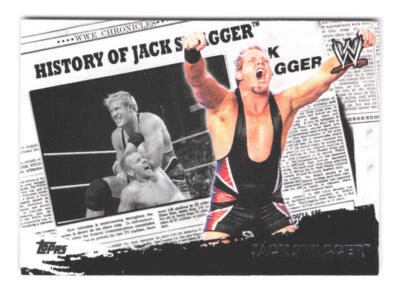 2010 Topps WWE Jack Swagger History Of HO4 Jake Hager Insert AEW - Image 1 of 2