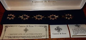 Jacqueline Kennedy Simuliertes Saphir Strass Armband Camrose & Kross - Neu  - Bild 1 von 3