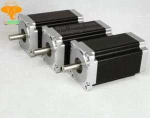 【US SHIP】3Axis Stepper Motor Nema 34 Single Shaft1600oz-in 3.5A CNC kit/ MILL - Picture 1 of 4