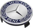 4 x Black Mercedes Benz Wheel Centre Caps 75mm AMG A B C E S M Class ML CLA GLA