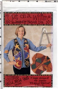 "Wild, Wild Vest" Indygo Junction Out on a Whim Sewing Craft Pattern OW203 NEW - Picture 1 of 6