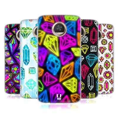 HEAD CASE DESIGNS VIVID PRINTED JEWELS SOFT GEL CASE FOR MOTOROLA PHONES - Image 1 of 4