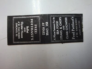 Fred Potthast's Ladies Invited Chicago Il.   1930s-40s matchbook - Picture 1 of 3