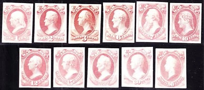 US O83P4-O93P4 War Department Card Proofs Complete VF-XF SCV $110 - Image 1 of 2