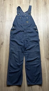 Sears Toughskins Union Made Men’s Vintage Denim Carpenter Overalls Size 38 - Picture 1 of 9