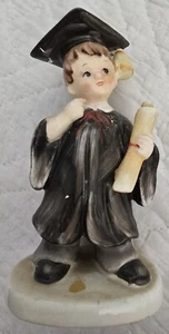 Graduation Porcelain Vintage Figurine 1976-5" Tall With 3"×2" Base,Minor Damage  - Picture 1 of 19