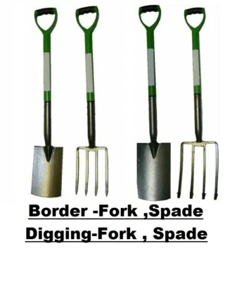 New Garden Digging Spade digging Fork Border Fork and Border Spade - Image 1 of 4