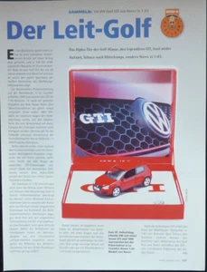 VOLKSWAGEN VW GOLF GTI in 1-43 di Norev... un rapporto modello #0501ff - Foto 1 di 1