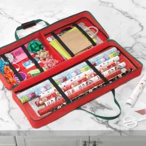 Christmas Gift Wrapping Paper Storage Containers Gift Wrap Organizer - Picture 1 of 2
