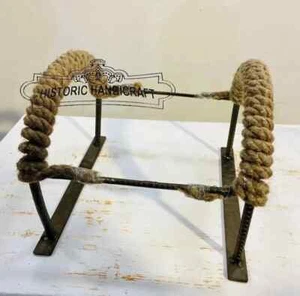 Nautical Diving Helmet Stand U.S Navy Scuba Divers Helmet Black Finish Iron Base - Picture 1 of 3
