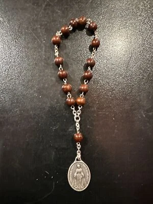 Rare Joli Ancien Chapelet Dizainier  Enfant Religieux Rosary French Antique 1960 - Photo 1/2