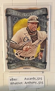 Jose Abreu - 2024 Allen & Ginter Cycle Succession #CS-30 - Chicago White Sox - Picture 1 of 3