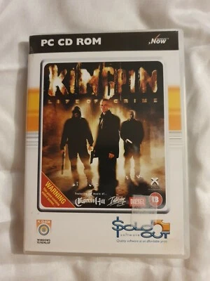 Pc Game Kingpin Life Of Crime windows 95 98 ME XP cd-rom 18+ strategy shooter  - Image 1 of 2