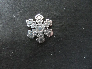 John Hardy Sterling 925 Snow Flake Tie Tack Or Lapel Pin 2004 .9”Stamped JH Mint - Picture 1 of 6