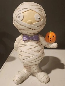 Gus the Mummy Halloween Decor Pairs w/Carl and Marvin Mummy & Rae Dunn  - Picture 1 of 9