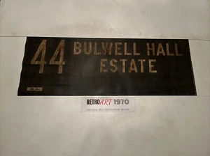 44 Bulwell Hall Estate - Nottingham Oct 1949 Tram Destination Blind 36” - Picture 1 of 12