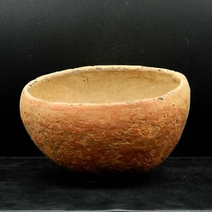 Pot253 - Ancient TERRACOTTA Pottery - 140 mm diameter - Neolithic AGE - Sahara - Picture 1 of 4