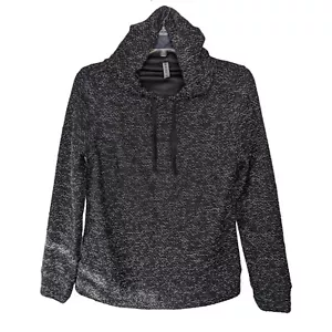 Fabletics Sudadera con Capucha Manga Larga Negro Plata Mujer Talla XS - Imagen 1 de 4