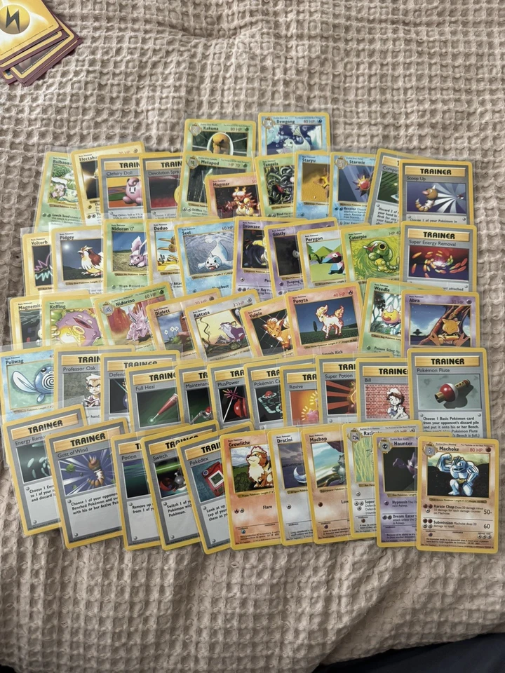 Huge Pokémon Lot - 54 Shadowless, 41 Unlimited Base NEVER PLAYED NM/MINT - Image 1 of 4