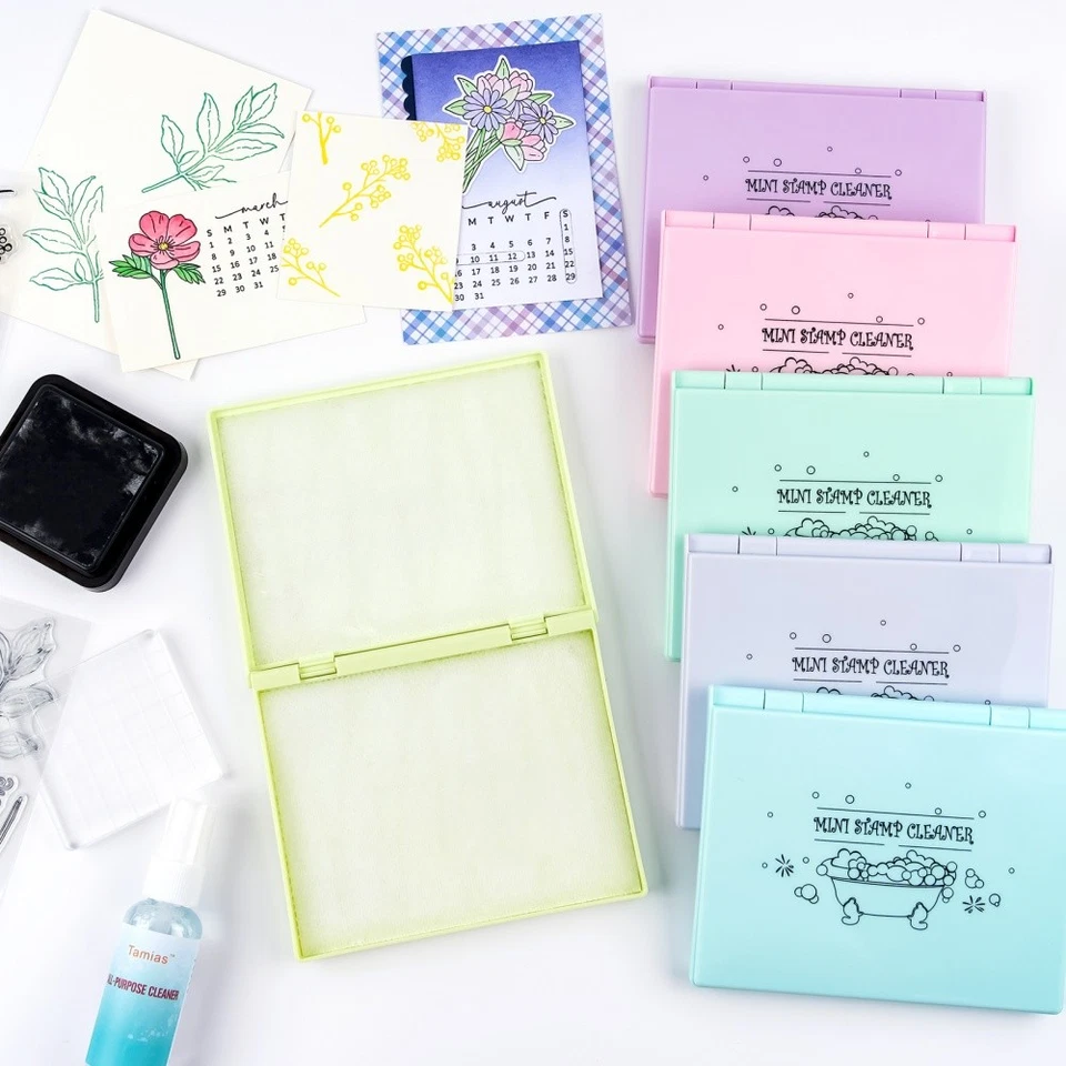Stamp Cleaning Pad for Clear/Rubber /Cling/Foam Stamps Craft Scrapbooking Tool - Image 1 of 4