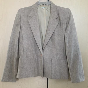 Sarah Taylor Blazer Jacke Damen Einknopf gefüttert Wollmischung hellbraun Größe 9 - Bild 1 von 17