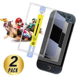(2pack) 9HD Film Nintendo Switch 2 OneTouch Glass Screen Protector (2025) - Picture 1 of 10