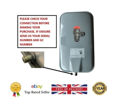 Ideal Logic System 15 18 Boiler Expansion vessel 176001 PRV 175413 , 176610 - Image 1 of 3