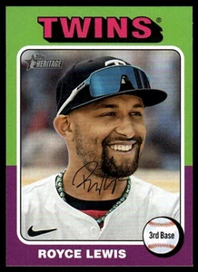 2024 Topps Heritage High Number Royce Lewis #577 Minnesota Twins - Foto 1 di 2