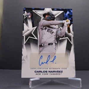 Carlos Narvaez - 2025 Topps Series 1 Baseball Stars Rookie Auto - #BSA-NAR - Bild 1 von 2