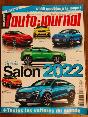 Numéro Spécial salon de l’Auto-Journal modèles 2022, parution juillet 2021 - Photo 1/3