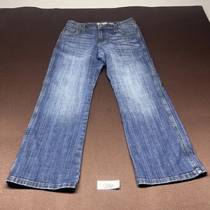 Wrangler Retro Jeans Boys 14 Husky Blue Relaxed Boot Cut Cowboy - Picture 1 of 13