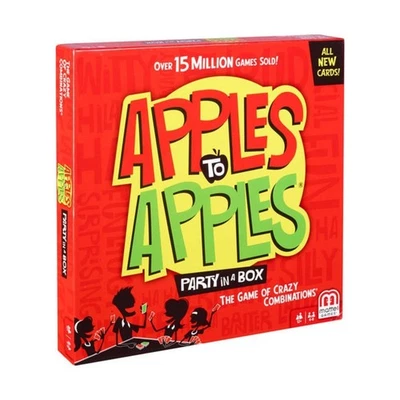 Caja de fiesta de manzanas a manzanas juego de mesa fuera de la caja en muy buen estado+ Foto 1 de 2