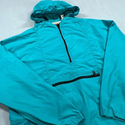 Vintage LL Bean Anorak Jacket Mens XL Nylon Pullover Hooded Windbreaker USA 90s - Image 1 of 4
