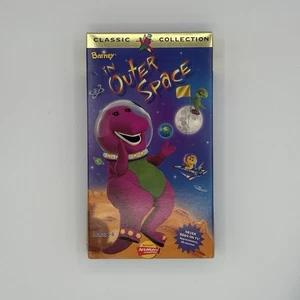 Barney in Outer Space VHS Tape 1998 Classic Collection Lyrik Studio Kids Movie - Bild 1 von 4