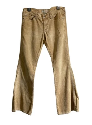 Pantalones de pana Hollister de colección Y2K para mujer talla 8 tostados tiro bajo pierna acampanada Foto 1 de 4