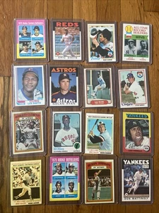 1970s 1980s Lot (16) Rookies HOF Stars - Picture 1 of 9