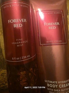 NEU! Bath & Body Works (FOREVER RED) BODY CREAM LIMITED RARITÄT💝 - Bild 1 von 2