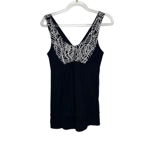 Camiseta sin mangas Lululemon para mujer talla 4 cintura ceñida negra blanca pulóver ropa deportiva - Imagen 1 de 8