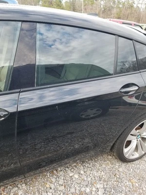 10 2010 BMW 550i GT OEM DRIVER LEFT REAR DOOR BLACK  Foto 1 de 4
