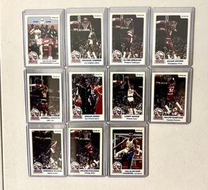 Set completo Star SLAM DARK 1984 di 11 Erving Wilkins Drexler Sampson Cooper - Foto 1 di 2