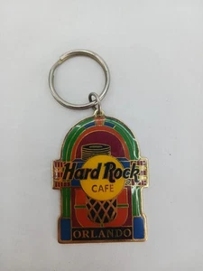 Vintage Hard Rock Cafe "Orlando" Jukebox Keychain - Florida Souvenir Key Chain - Picture 1 of 1