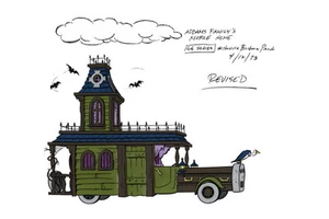Addams Family MOBILE HOME MODEL SHEET A HB Cartoon - Picture 1 of 1
