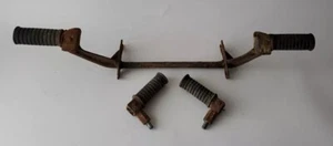 OEM SUZUKI FOOT PEGS SCRAMBLER X6 FOOTPEG SET TC250 TC 250 PILLION RIDER BAR - Picture 1 of 8
