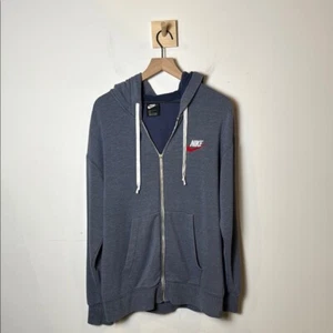 Nike Herren Sportswear Heritage Full Zip Hoodie Blau Gr. L - Bild 1 von 12