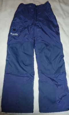 COLUMBIA Sz 10/12 Youth Navy Tectonite Insulated Ski Snowboard Snow Pants UNISEX - Image 1 of 4
