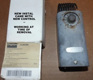 DAYTON 2E206 HEATING-VENTILATING CONTROL 30-110DEG F 240V USED - Picture 1 of 1