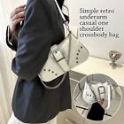 PU Leather Exquisite Rivet Shoulder Bag Messenger Bag Crossbody Bag Tote Purse